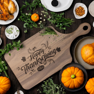 Happy Thanksgiving Charcuterie Cutting Board