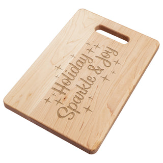Holiday Sparkle and Joy Charcuterie Cutting Board