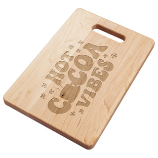Hot Cocoa Vibes Charcuterie Cutting Board