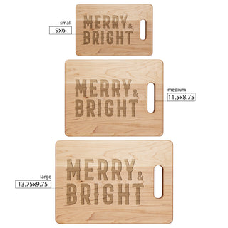 Merry and Bright Charcuterie Cutting Board