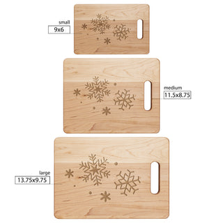 Snowflake Charcuterie Cutting Board