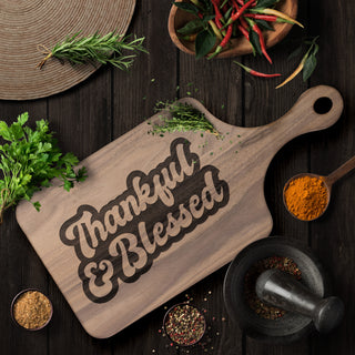 Thankful and Blessed Charcuterie Cutting Board